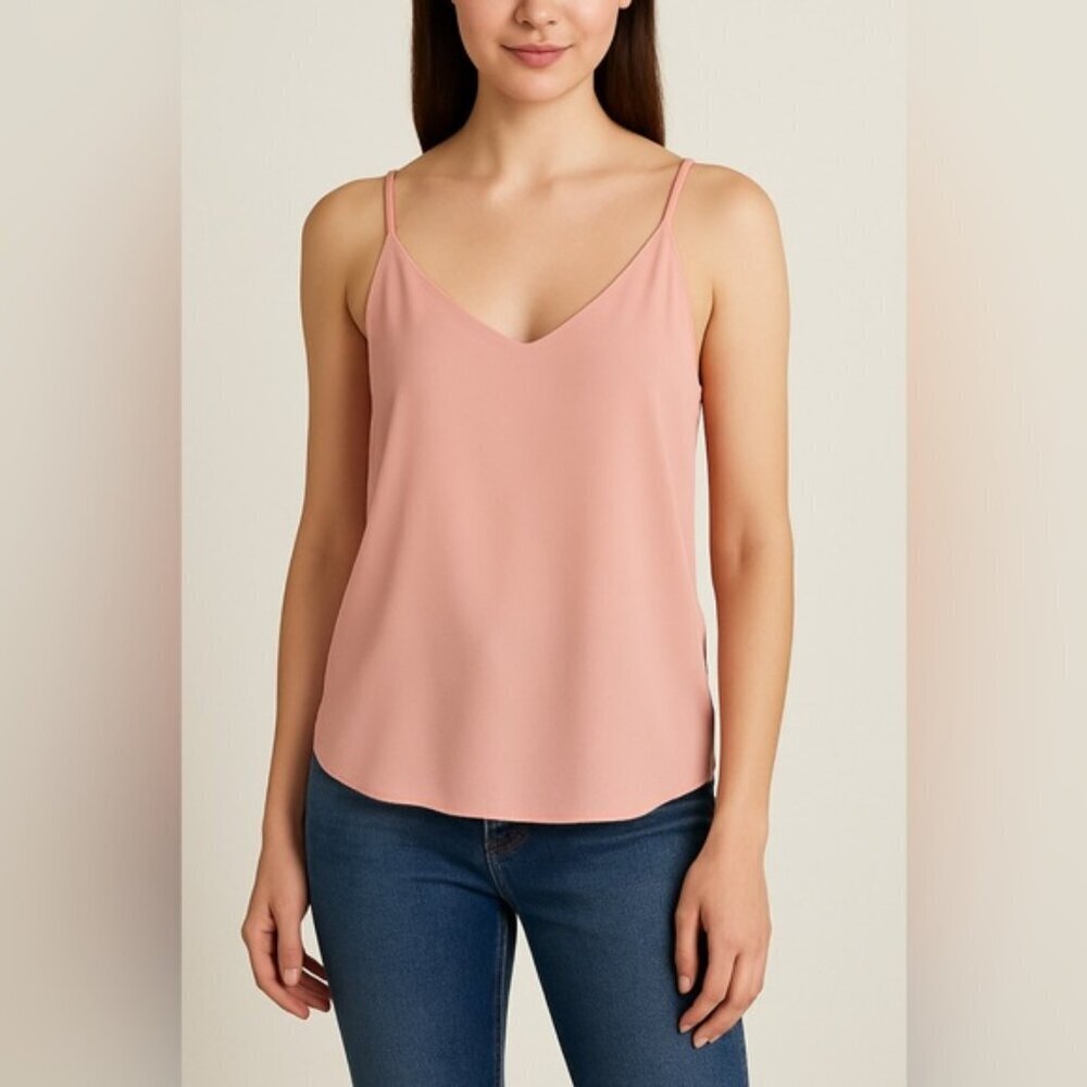 Equipment Femme Blush Pink Silk Camisole Tank Top - Size Small